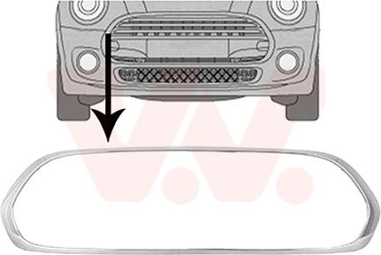 VAN WEZEL Frame, radiator grille Article number: 0518518 cheaply