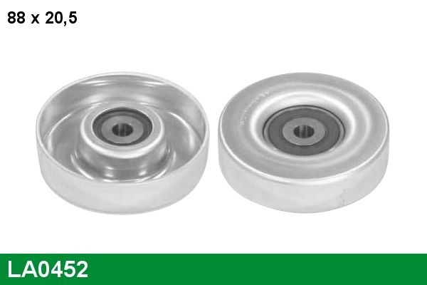LUCAS Deflection / Guide Pulley, v-ribbed belt Article number: LA0452 cheaply