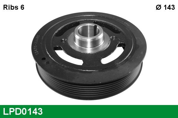 LUCAS Crankshaft pulley Article number: LPD0143 cheaply