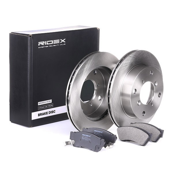 RIDEX Brake discs and pads set Article number: 3405B0190 cheaply
