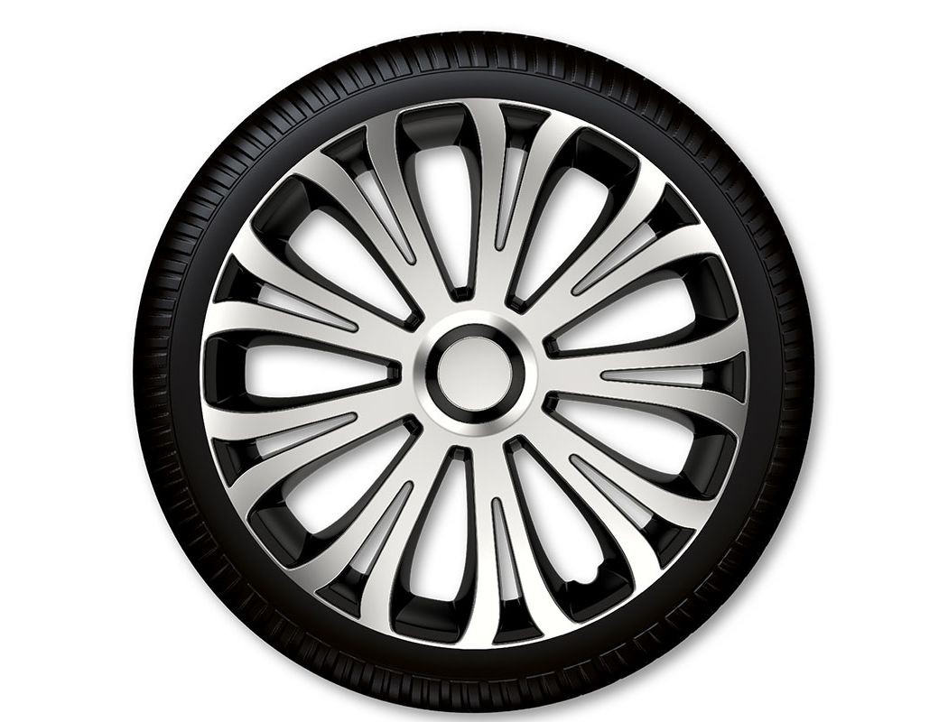 ARGO Hjulkapsler Varenummer: 16 AVERA SILVER&BLACK billige