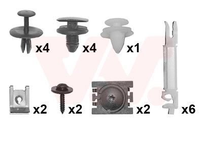 VAN WEZEL Mounting Kit, mud guard Article number: 4042796 cheaply