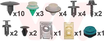 VAN WEZEL Mounting Kit, mud guard Article number: 4327793 cheaply