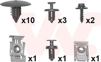 VAN WEZEL Mounting Kit, mud guard Article number: 4328796 cheaply