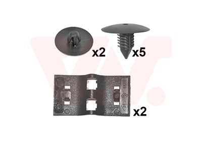 VAN WEZEL Mounting Kit, bonnet Article number: 4377797 cheaply