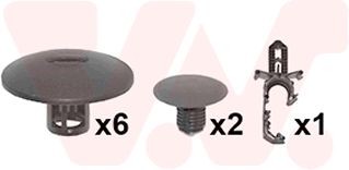VAN WEZEL Mounting Kit, bonnet Article number: 4380797 cheaply