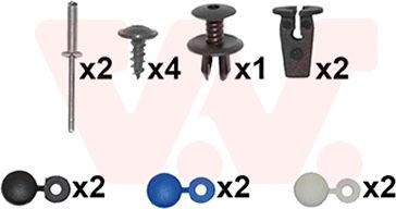 VAN WEZEL 5829793 Kit d'assemblage, pare-chocs POLO 1.0 TSI 95 CH Essence 2022