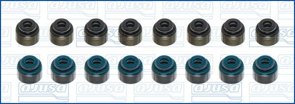 AJUSA Seal Set, valve stem Article number: 57077000 cheaply