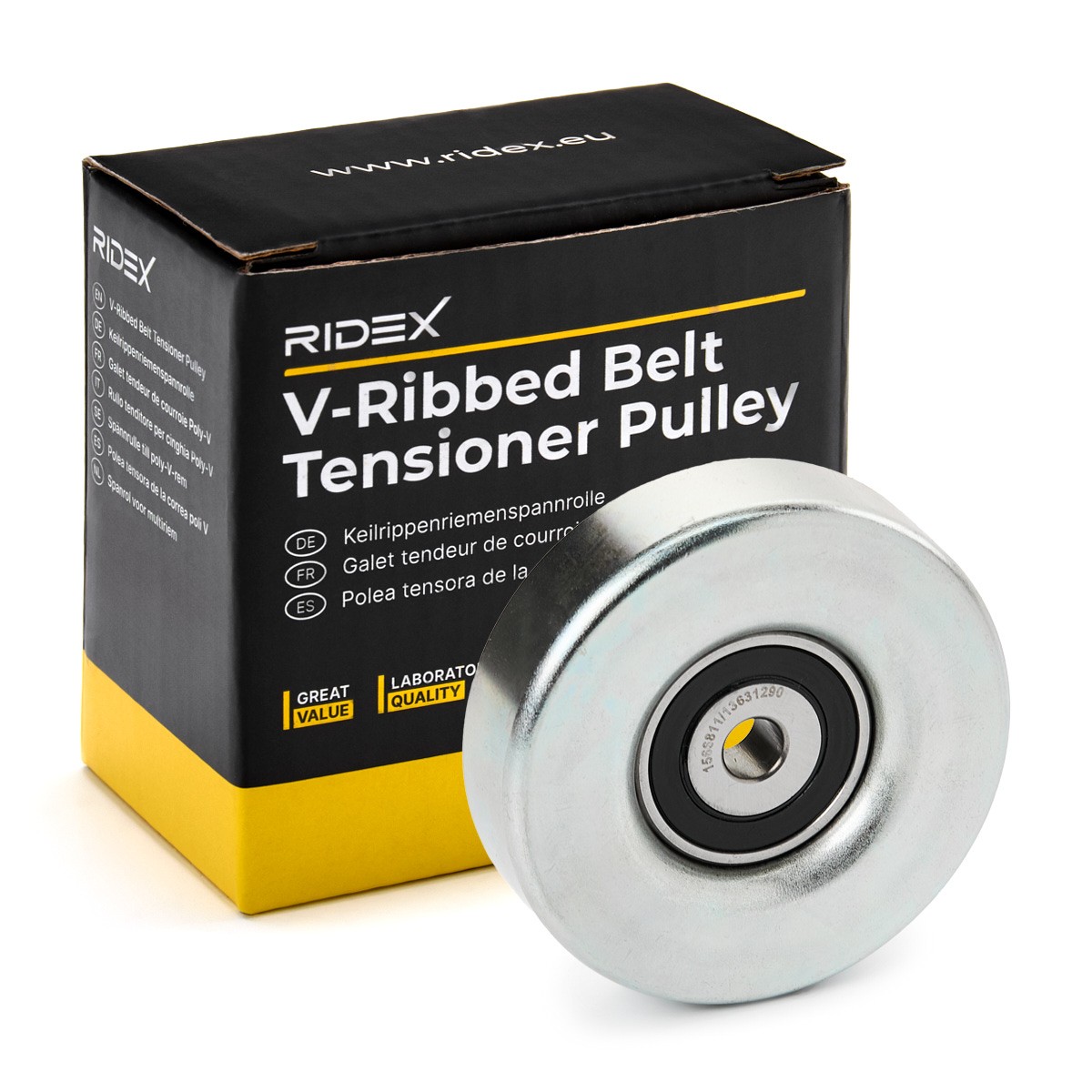 RIDEX Tensioner pulley Article number: 310T0189 cheaply