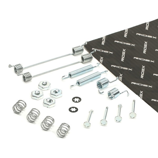RIDEX 1502A0026 Accessory Kit, brake shoes TWINGO 1.2 16V 75 PS Petrol 2012