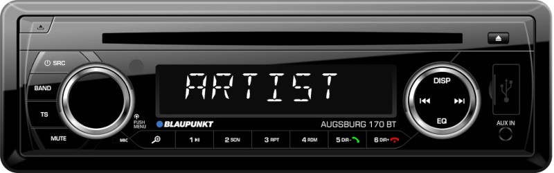 BLAUPUNKT Bilradio AUGSBURG 170 BT Varenummer: 2 001 017 123 467 billige