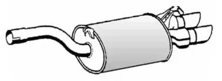 VEGAZ Rear silencer Article number: AS-193IMA cheaply