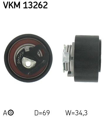 SKF Timing belt tensioner pulley Article number: VKM 13262 cheaply