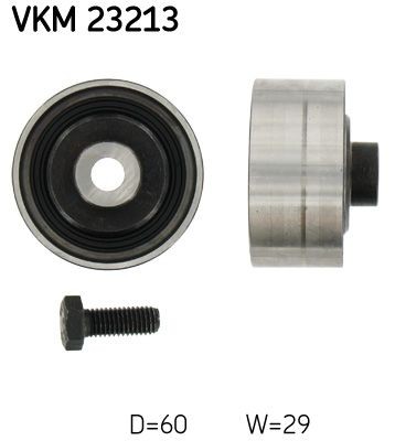 SKF Timing belt deflection pulley Article number: VKM 23213 cheaply