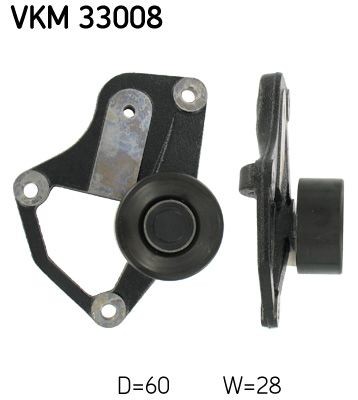 SKF Deflection / Guide Pulley, v-ribbed belt Article number: VKM 33008 cheaply