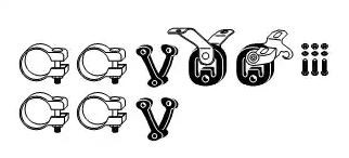 VEGAZ Exhaust mounting kit Article number: AA-105 cheaply
