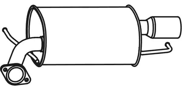 VEGAZ Rear silencer Article number: MZS-209 cheaply