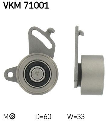 SKF Timing belt tensioner pulley Article number: VKM 71001 cheaply