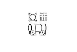 VEGAZ Mounting Kit, catalytic converter Article number: SEA-910 cheaply