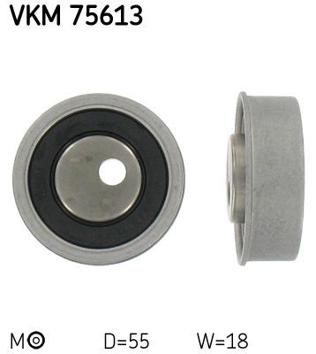 SKF Timing belt tensioner pulley Article number: VKM 75613 cheaply
