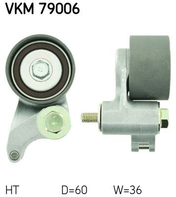 SKF Timing belt tensioner pulley Article number: VKM 79006 cheaply