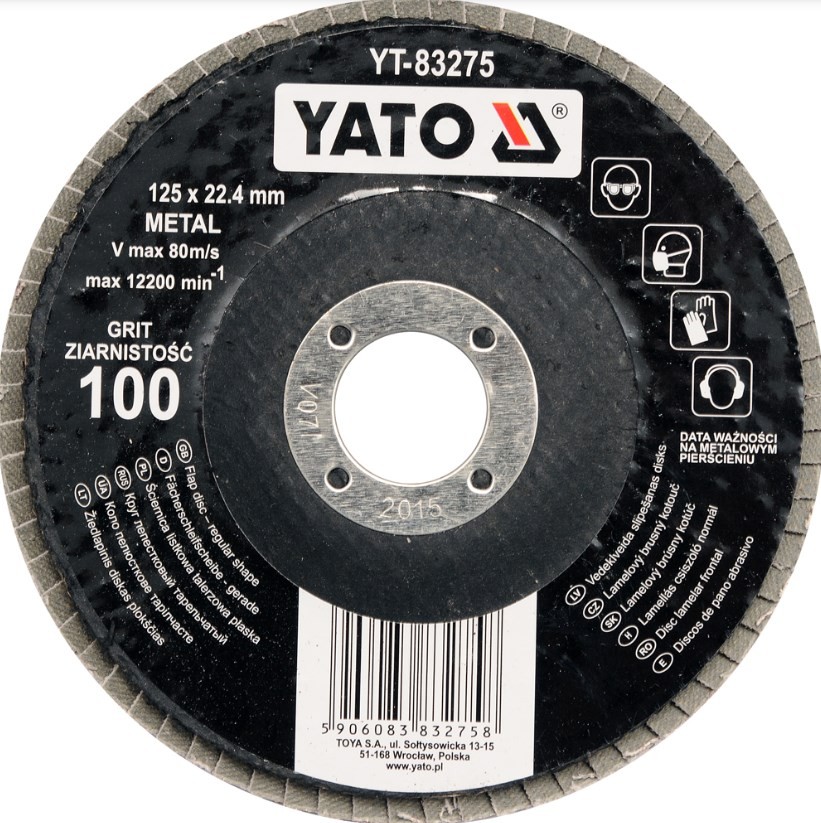 YATO Slibeskive, vinkelsliber Varenummer: YT-83273 billige