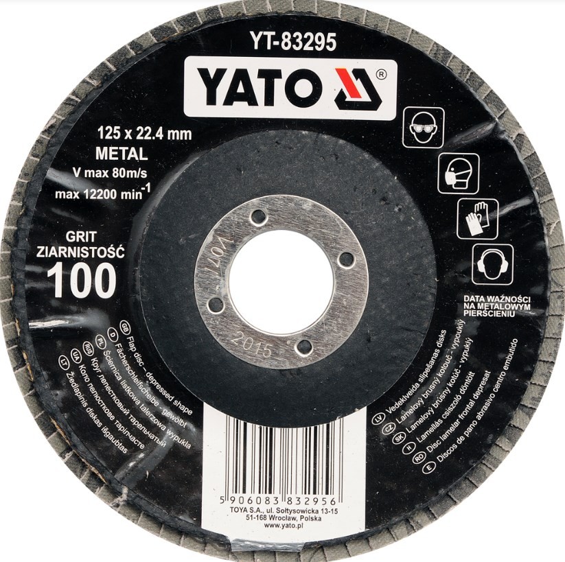 YATO Slibeskive, vinkelsliber Varenummer: YT-83294 billige