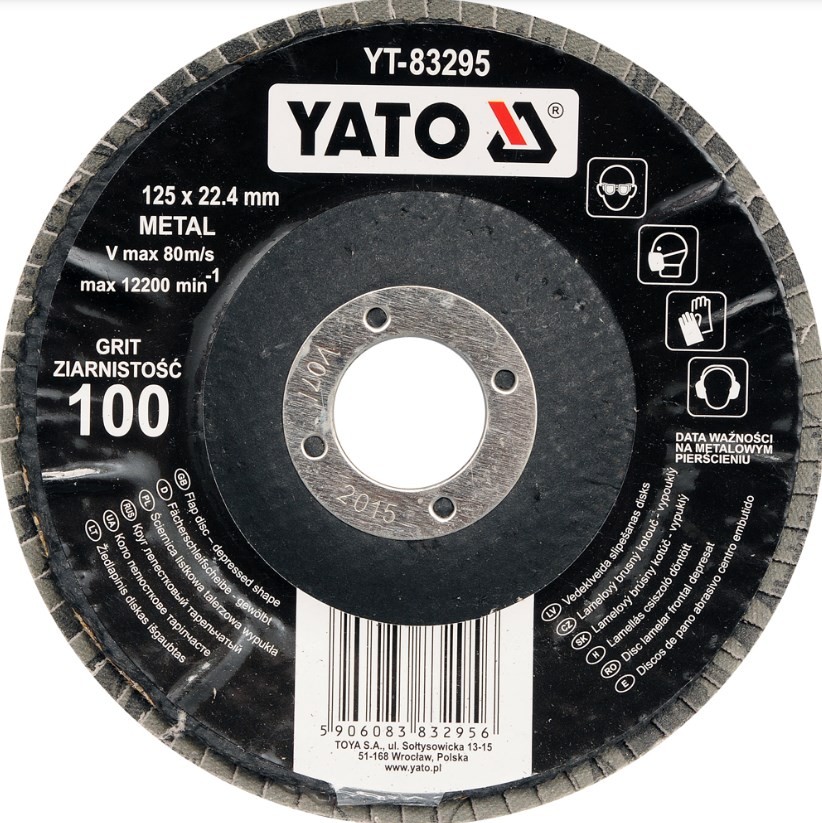 YATO Slibeskive, vinkelsliber Varenummer: YT-83296 billige