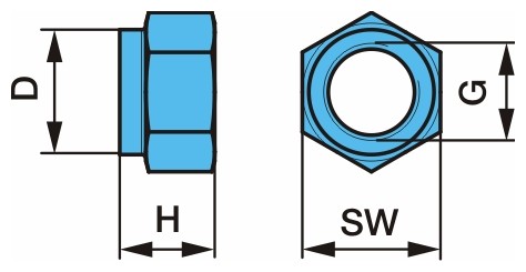 BPW Locknut Article number: 03.260.04.19.0 cheaply