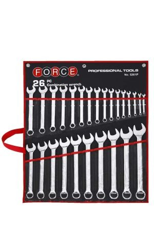 FORCE Ring- / gaffelnøglesæt Varenummer: 5261P billige