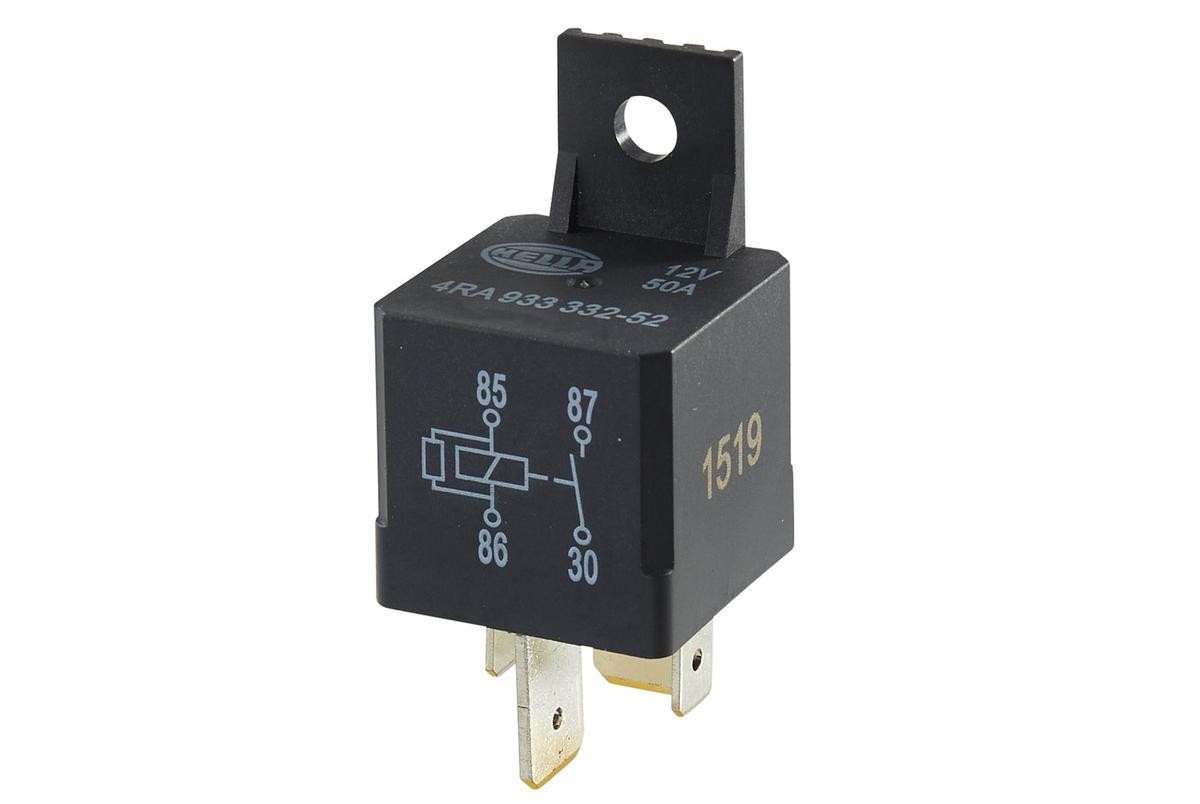 HELLA 4RA 933 332-521 Relay, main current 740 2.4 TD Interc. 122 PS Diesel 1992