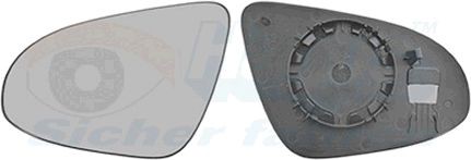 VAN WEZEL Mirror Glass, outside mirror Article number: 0919831 cheaply
