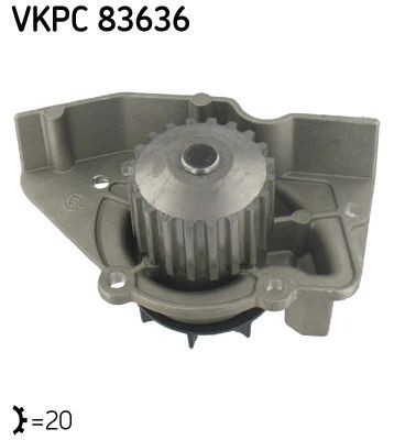 SKF Water pump Article number: VKPC 83636 cheaply
