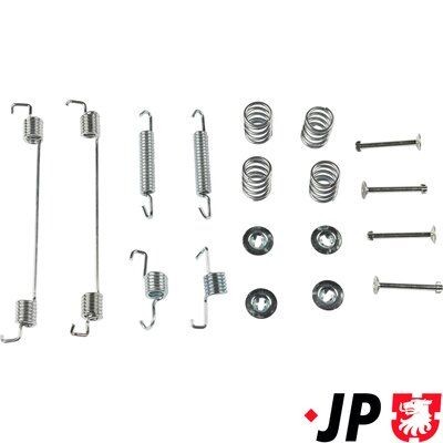 JP GROUP 4364002510 Accessory Kit, brake shoes LYBRA 1.9 JTD (839.AXI1A, 839.AXN1A, 839.CXL1A) 116 PS Diesel 2005