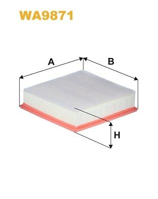 WIX FILTERS Air filter Article number: WA9871 cheaply