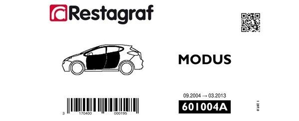 RESTAGRAF Clipssæt, karosseri Varenummer: 601004A billige