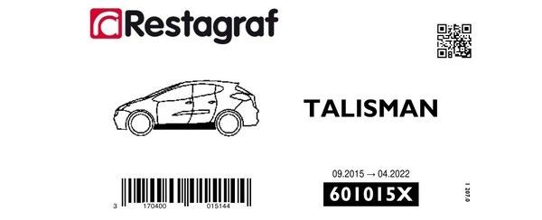 RESTAGRAF Clipssæt, karosseri Varenummer: 601015X billige