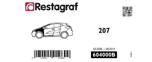 RESTAGRAF Clipssæt, karosseri Varenummer: 604000B billige