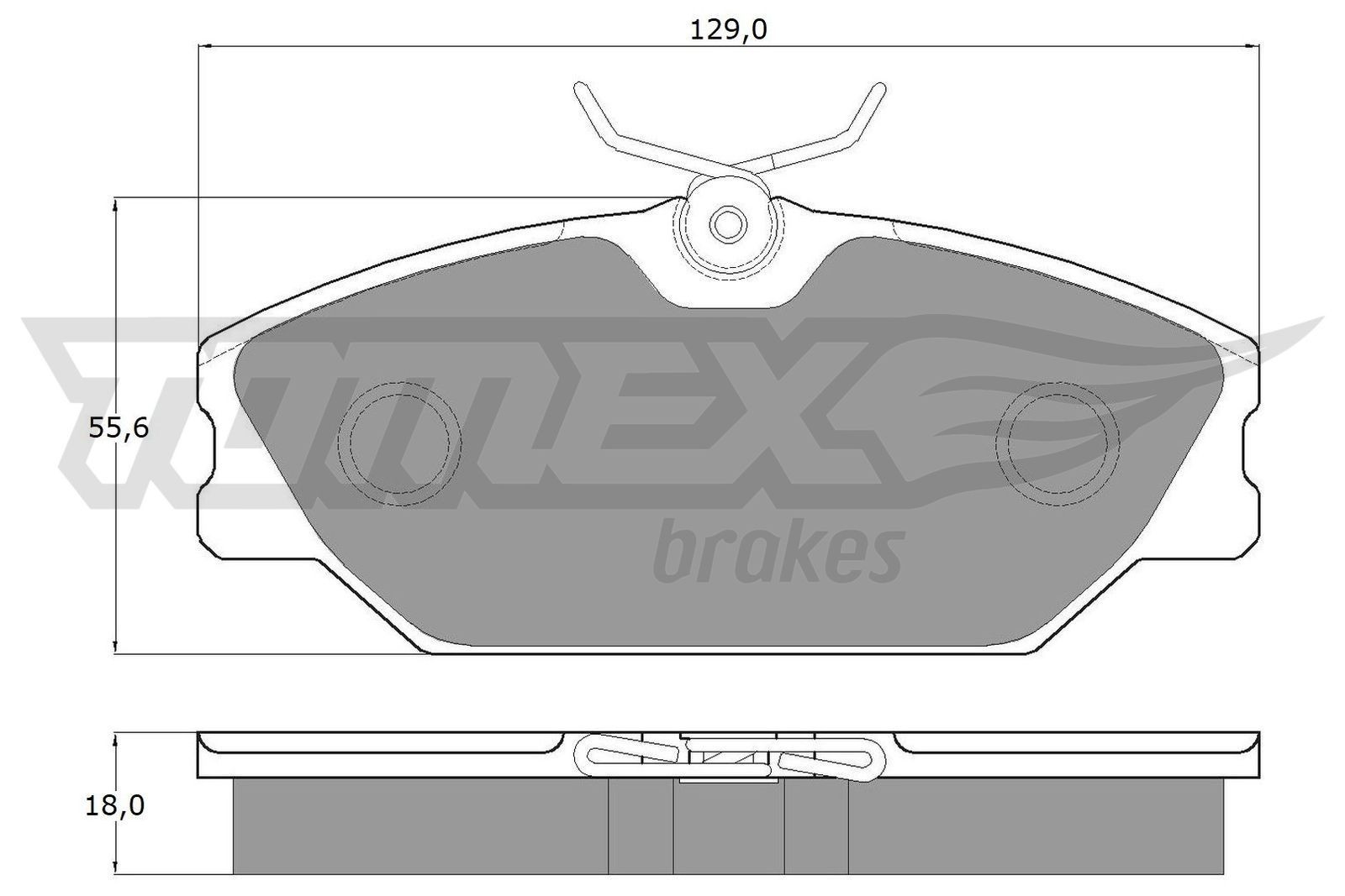 TOMEX brakes Brake pad set Article number: TX 10-771 cheaply