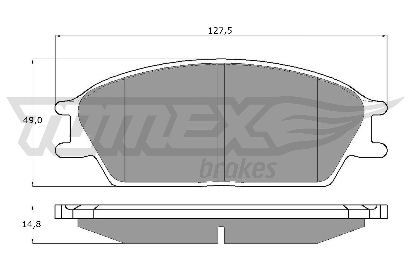TOMEX brakes Brake pad set Article number: TX 11-03 cheaply