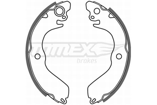 TOMEX brakes Brake Shoe Set Article number: TX 21-43 cheaply