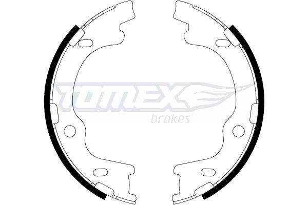 TOMEX brakes Brake Shoe Set Article number: TX 22-20 cheaply
