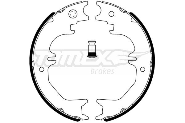 TOMEX brakes Brake Shoe Set Article number: TX 22-64 cheaply