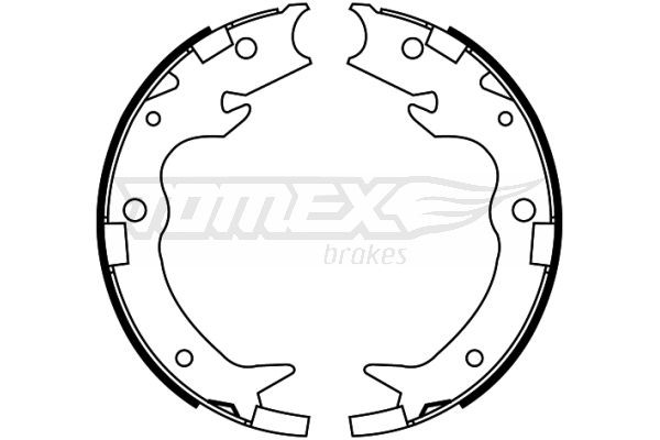 TOMEX brakes Brake Shoe Set Article number: TX 22-65 cheaply