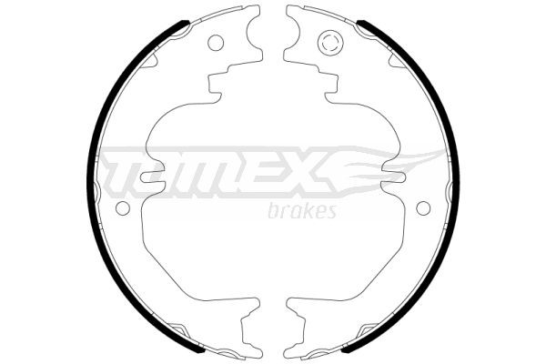 TOMEX brakes Brake Shoe Set Article number: TX 22-84 cheaply