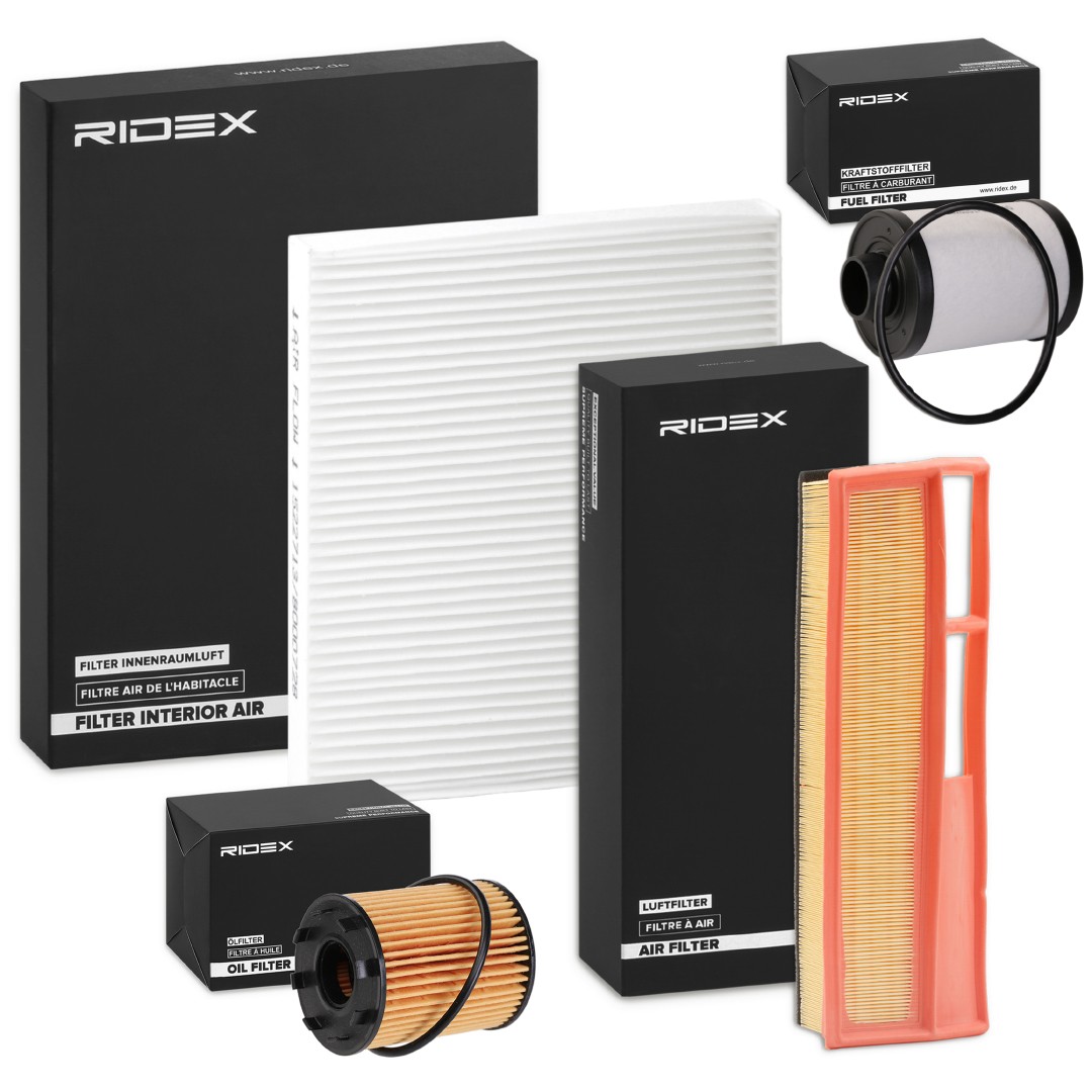 RIDEX Filter kit Article number: 4055F0174 cheaply