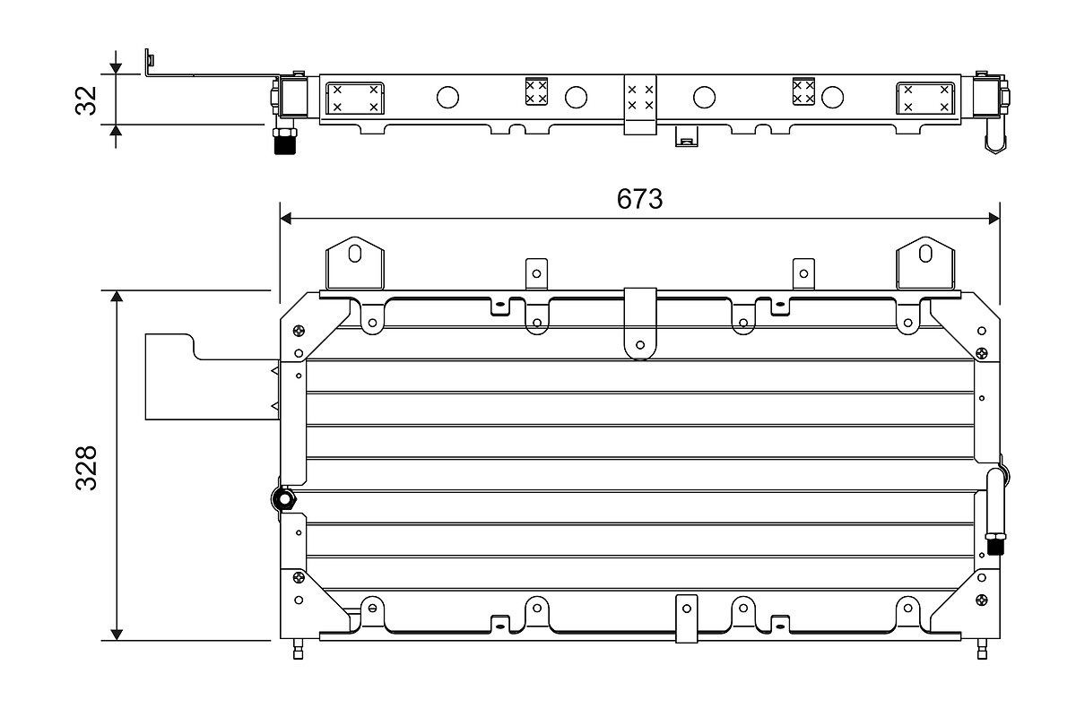 VALEO Air conditioning condenser Article number: 814062 cheaply
