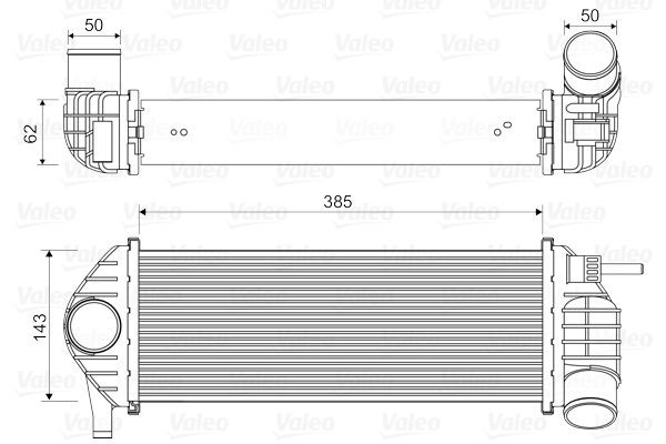 VALEO Intercooler Article number: 818584 cheaply