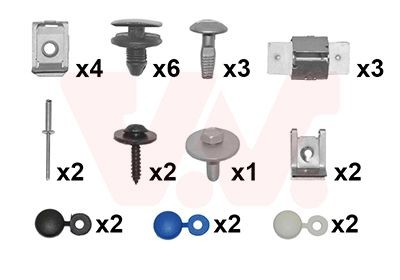 VAN WEZEL Mounting Kit, bumper Article number: 0925794 cheaply