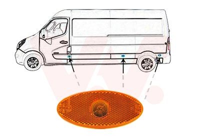 OEM Lygteglas, forlygte 4388975 fra VAN WEZEL